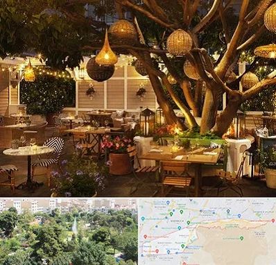 رستوران رو باز در منطقه 13 تهران