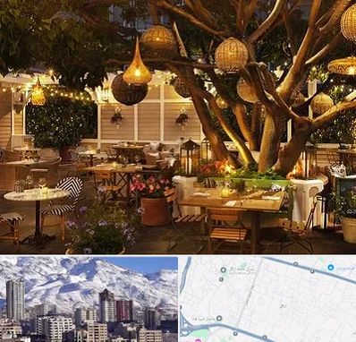 رستوران رو باز در ازگل