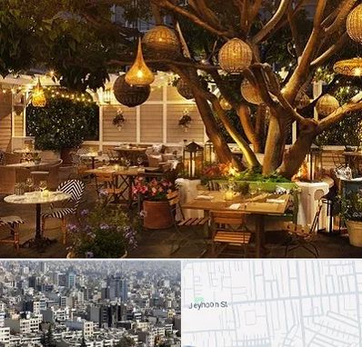 رستوران رو باز در جیحون