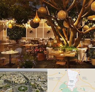 رستوران رو باز در قزوین