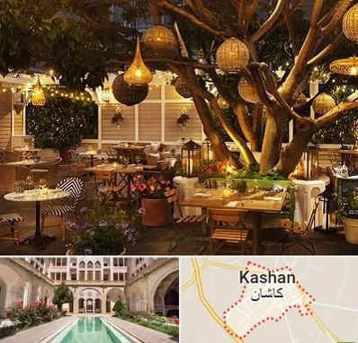 رستوران رو باز در کاشان