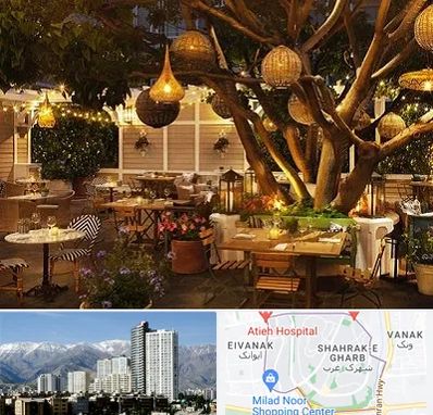 رستوران رو باز در شهرک غرب 