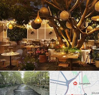 رستوران رو باز در زرگنده