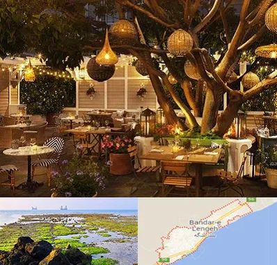 رستوران رو باز در بندرلنگه