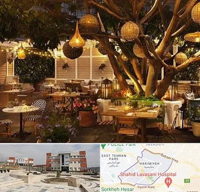 رستوران رو باز در حکیمیه