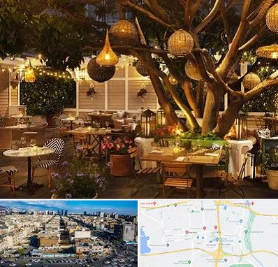 رستوران رو باز در شهرک راه آهن