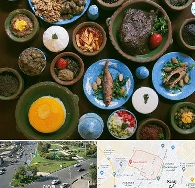 رستوران شمالی در شاهین ویلا کرج