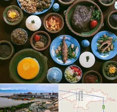 رستوران شمالی در بندر ترکمن