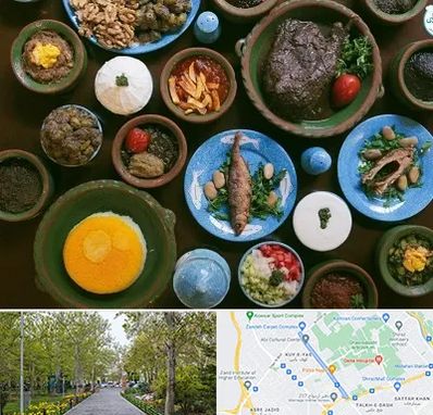 رستوران شمالی در قدوسی غربی شیراز