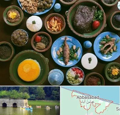 رستوران شمالی در عباس آباد