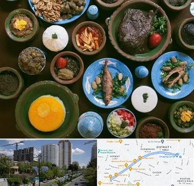 رستوران شمالی در اندرزگو