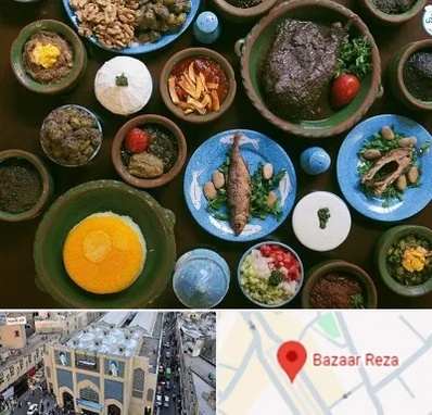 رستوران شمالی در بازار رضا مشهد