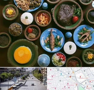 رستوران شمالی در خیابان زند شیراز