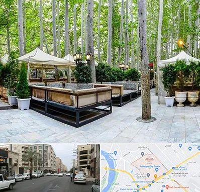 باغ رستوران در زیتون کارمندی اهواز