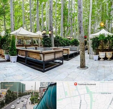 باغ رستوران در بلوار فرحزادی