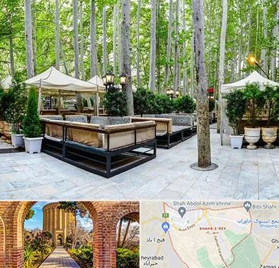 باغ رستوران در شهر ری