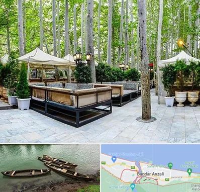 باغ رستوران در بندر انزلی