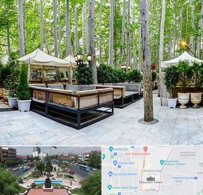 باغ رستوران در بهارستان 