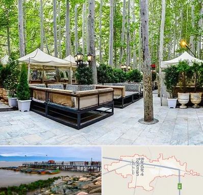 باغ رستوران در بندر ترکمن