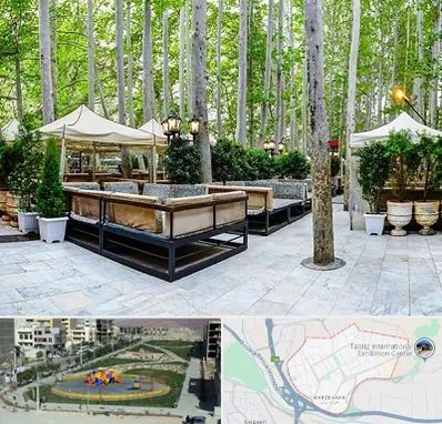 باغ رستوران در مرزداران تبریز