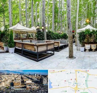 باغ رستوران در شهرک راه آهن