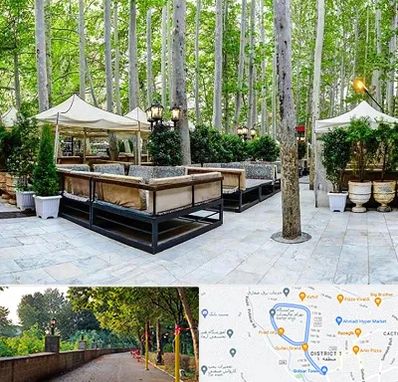 باغ رستوران در فلکه گاز رشت