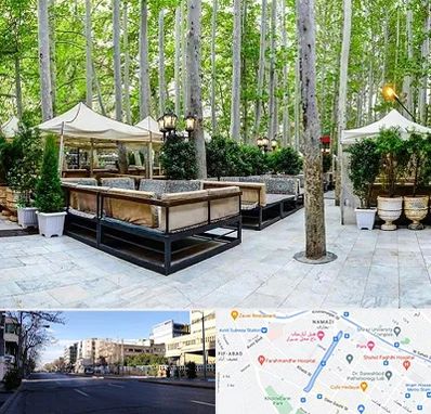 باغ رستوران در خیابان ملاصدرا شیراز