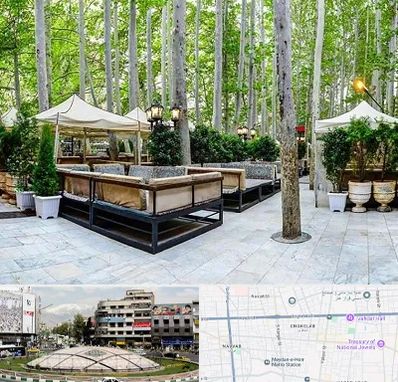 باغ رستوران در مرکز تهران