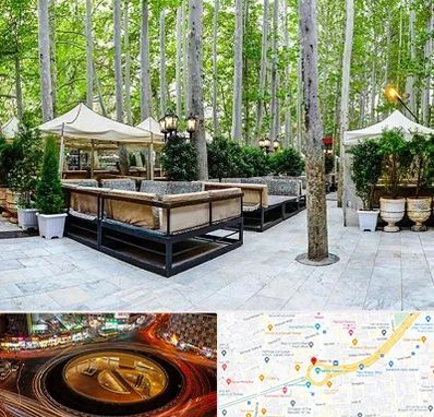 باغ رستوران در میدان ولیعصر