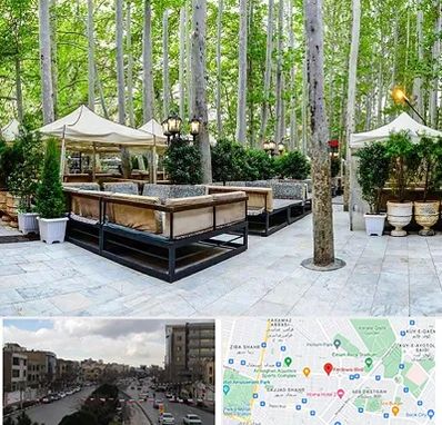 باغ رستوران در بلوار فردوسی مشهد