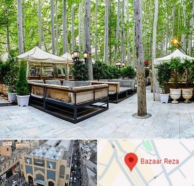 باغ رستوران در بازار رضا مشهد