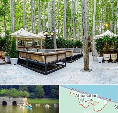 باغ رستوران در عباس آباد