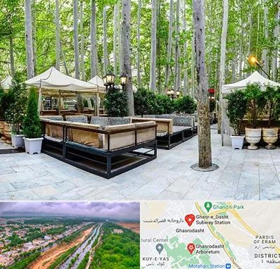 باغ رستوران در قصرالدشت شیراز