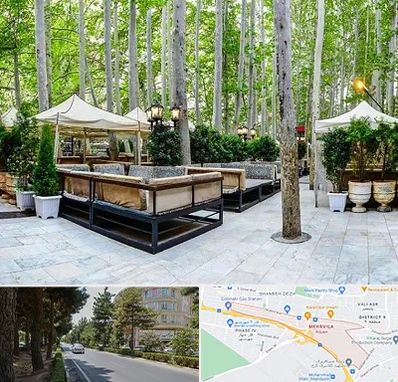 باغ رستوران در مهرویلا کرج