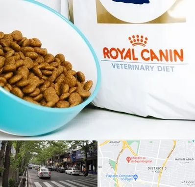 فروشگاه رویال کنین در ظفر 