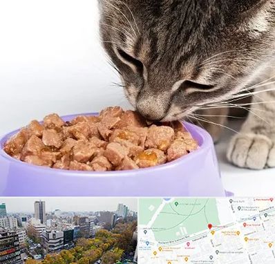 فروشگاه غذای گربه در بلوار کشاورز