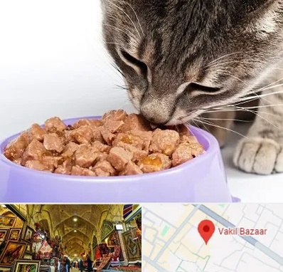 فروشگاه غذای گربه در بازار وکیل شیراز