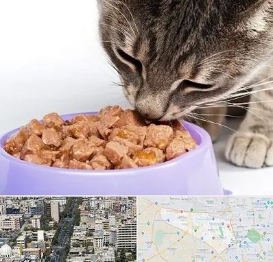 فروشگاه غذای گربه در منطقه 18 تهران