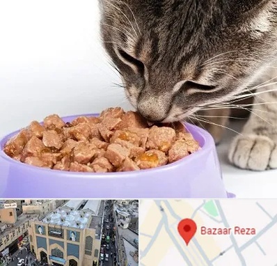 فروشگاه غذای گربه در بازار رضا مشهد