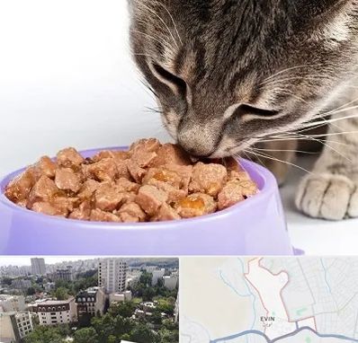 فروشگاه غذای گربه در اوین