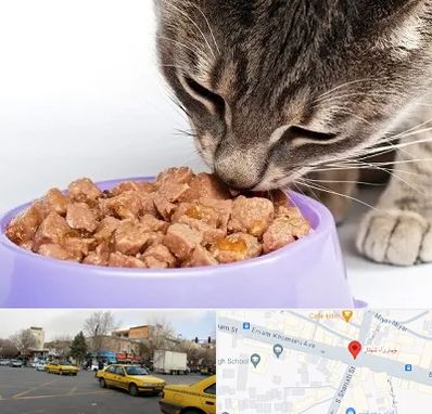 فروشگاه غذای گربه در شهناز تبریز