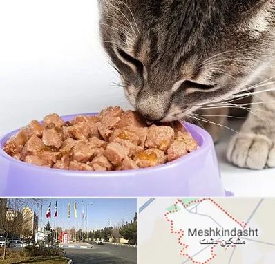 فروشگاه غذای گربه در مشکین دشت
