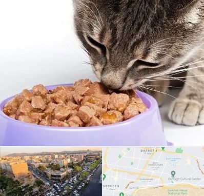 فروشگاه غذای گربه در تهرانپارس 