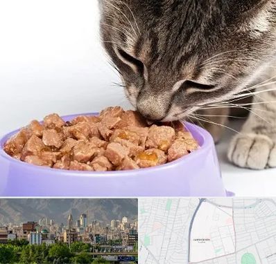 فروشگاه غذای گربه در جمشیدیه