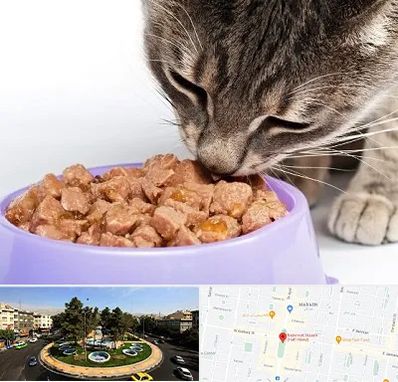 فروشگاه غذای گربه در هفت حوض