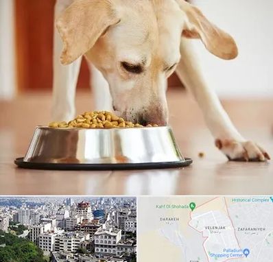 فروشگاه غذای سگ در ولنجک 
