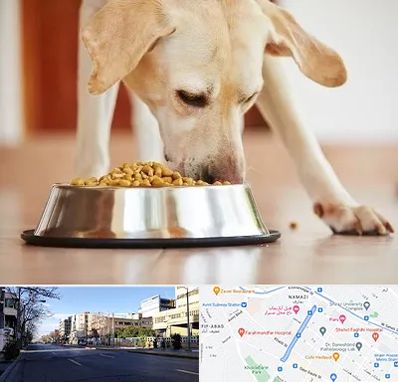 فروشگاه غذای سگ در خیابان ملاصدرا شیراز