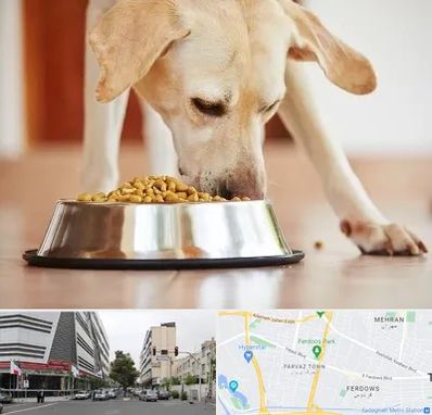 فروشگاه غذای سگ در بلوار فردوس 