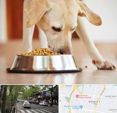 فروشگاه غذای سگ در ظفر 
