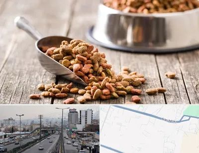 فروشگاه غذای حیوانات خانگی در بلوار ارتش